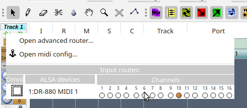 Track Input Channel